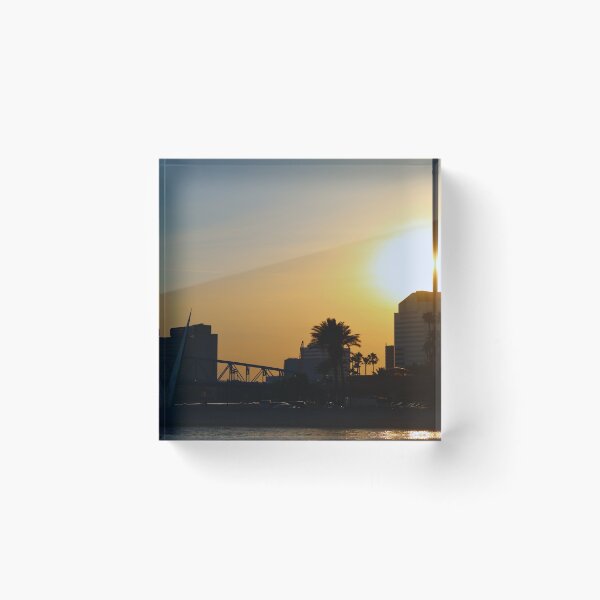 Item preview, Urban Sunset Over on The River designed and sold by Phakade's Photos.