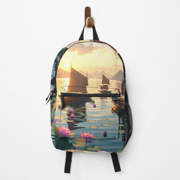 Item preview, Golden Sunset Asian Waters Guilin China designed and sold by Sharon Schwalbe.
