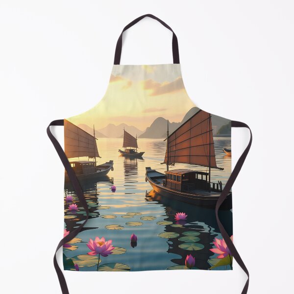 Item preview, Golden Sunset Asian Waters Guilin China designed and sold by Sharon Schwalbe.