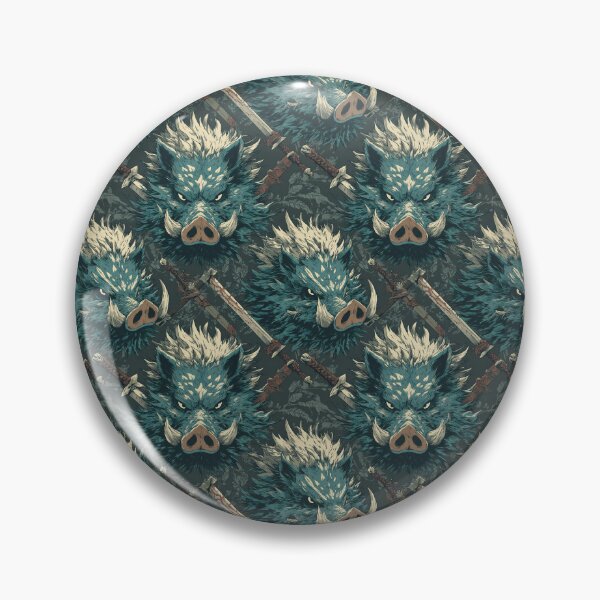 Item preview, Warrior Wild Boar Illustration – Fantasy Samurai Boar Design designed and sold by Meiersbeste.