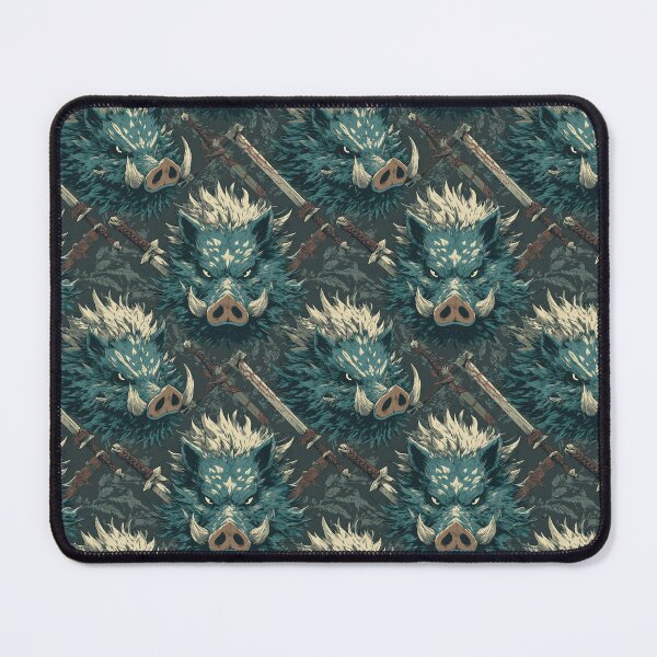 Item preview, Warrior Wild Boar Illustration – Fantasy Samurai Boar Design designed and sold by Meiersbeste.