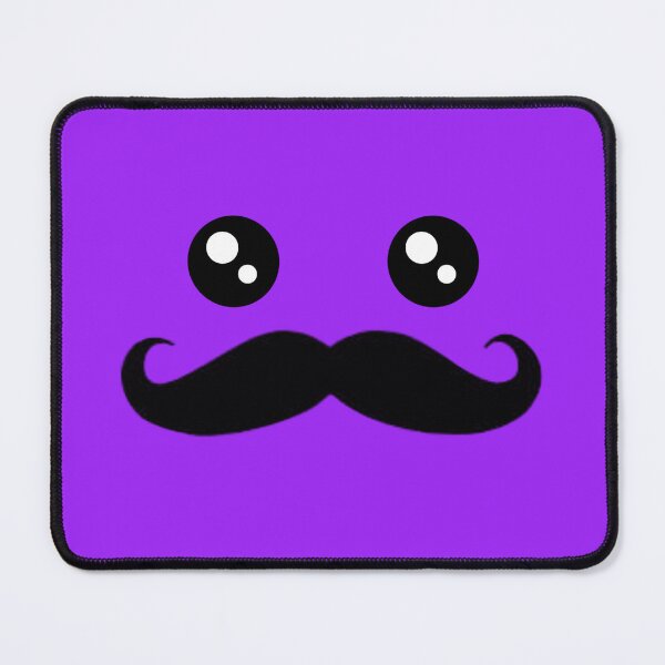 Item preview, purple mustache face  designed and sold by grxyv.