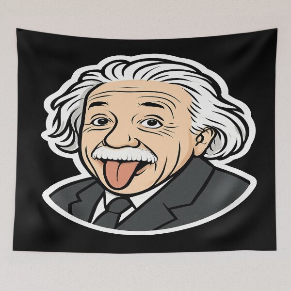 Item preview, Albert Einstein Iconic Tongue Out designed and sold by Owcomm.