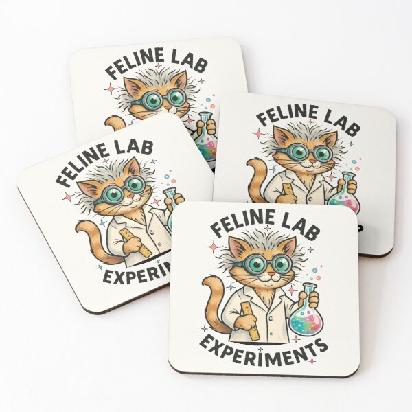 Item preview, Feline Lab Experiments Cute Cat Scientist with Goggles Design designed and sold by Dantin.