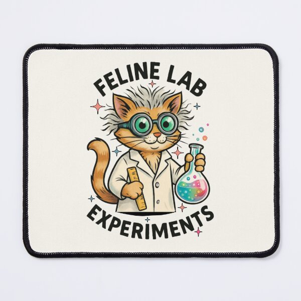 Item preview, Feline Lab Experiments Cute Cat Scientist with Goggles Design designed and sold by Dantin.