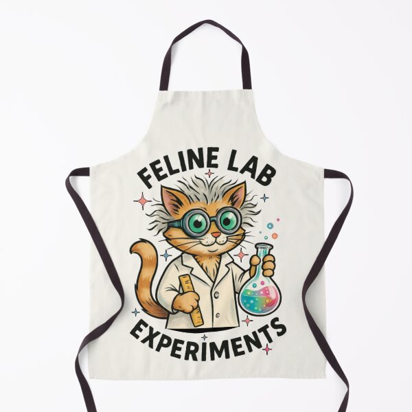 Item preview, Feline Lab Experiments Cute Cat Scientist with Goggles Design designed and sold by Dantin.