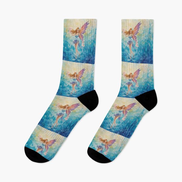 Item preview, Fairy in watercolor ocean designed and sold by Karitza Daniela.