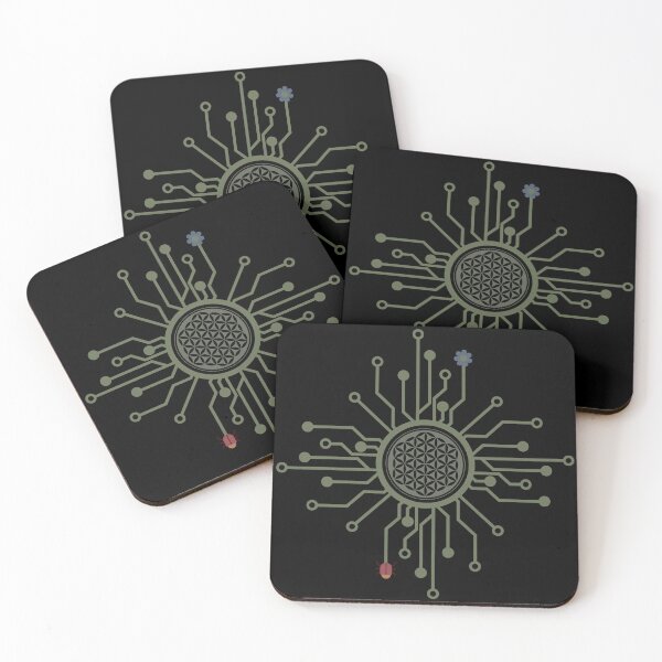 Item preview, flower of life & circuits  designed and sold by subvertigogo.