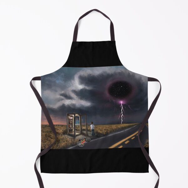 Item preview, The Storm Is Coming — Surreal Cosmic Sci-Fi Art Inspired by Stranger Things designed and sold by Fantasy Illustrations & Fan Art.