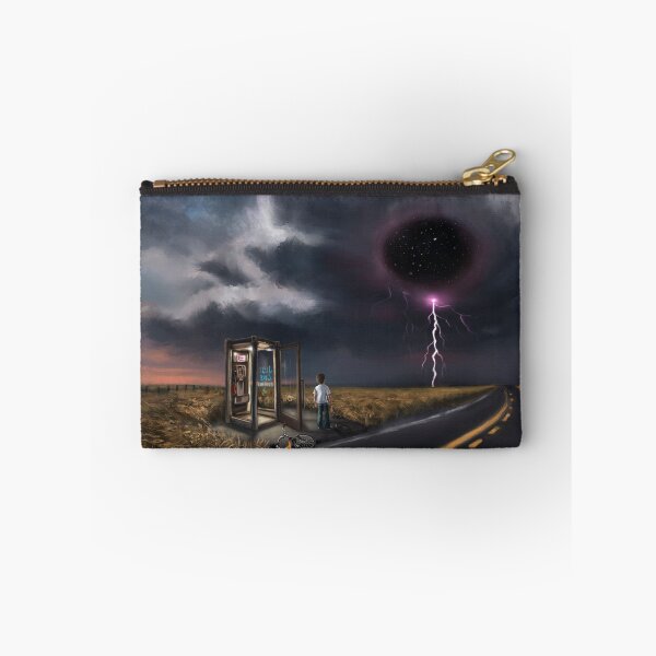 Item preview, The Storm Is Coming — Surreal Cosmic Sci-Fi Art Inspired by Stranger Things designed and sold by Fantasy Illustrations & Fan Art.