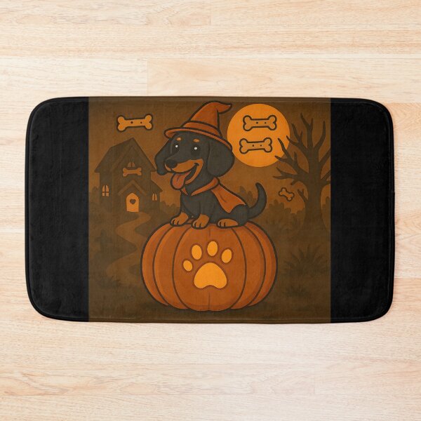 Item preview, Annie Pumpkin Rider – Halloween Paw Print Pumpkin designed and sold by anniejunoaxie.