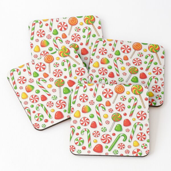 Item preview, Christmas Candy Pattern Holiday Design designed and sold by PixelExpressStudio.