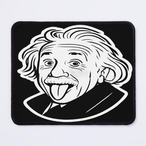 Item preview, Einstein Tongue Art Funny Science Illustration designed and sold by Owcomm.