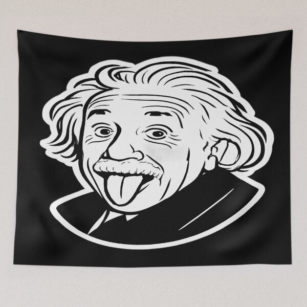 Item preview, Einstein Tongue  Art Funny Science Illustration designed and sold by Owcomm.