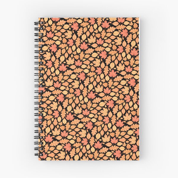 Item preview, Bright Orange Busy Leaf Pattern designed and sold by BeJolley.