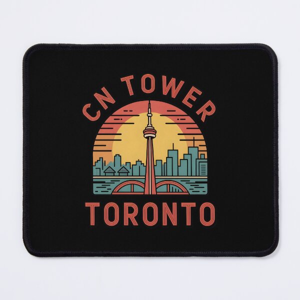 Item preview, CN Tower Toronto Retro Sunset Skyline designed and sold by Paper Drip.