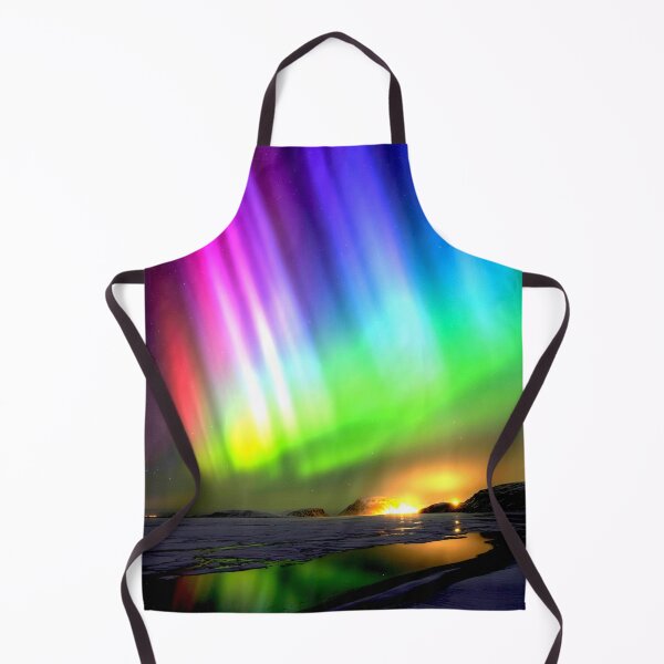 Item preview, Vibrant Aurora Over Frozen Landscape designed and sold by Exodoi.