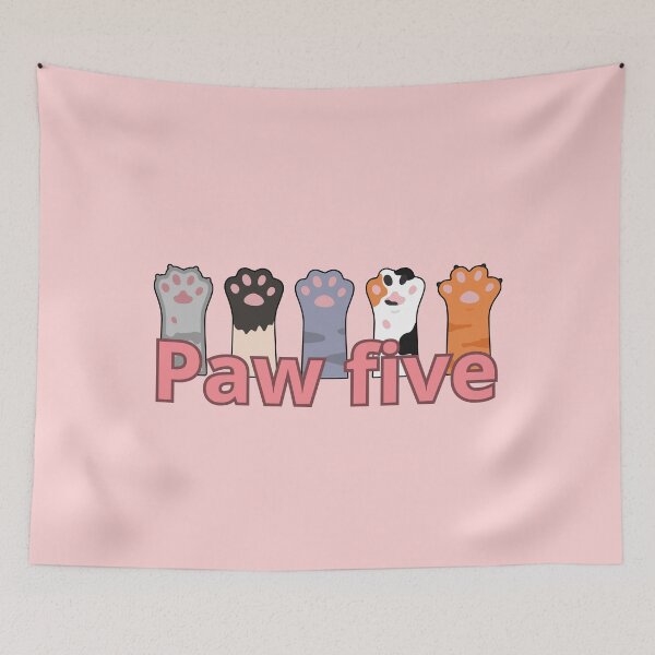 Item preview, Cat Paw Five designed and sold by TherezaDesign.