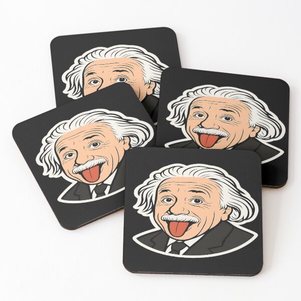 Item preview, Einstein Funny Cartoon Scientist Tongue Out designed and sold by Owcomm.