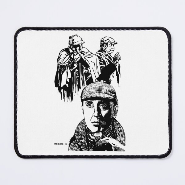 Item preview, The Game Is Afoot /  movies and radio plays starring Basil Rathbone and Nigel Bruce as Holmes and Watson. designed and sold by fancifullart.