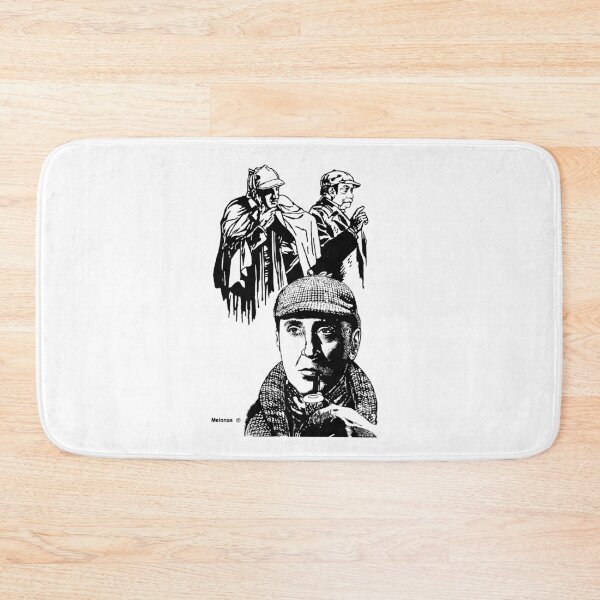 Item preview, The Game Is Afoot /  movies and radio plays starring Basil Rathbone and Nigel Bruce as Holmes and Watson. designed and sold by fancifullart.