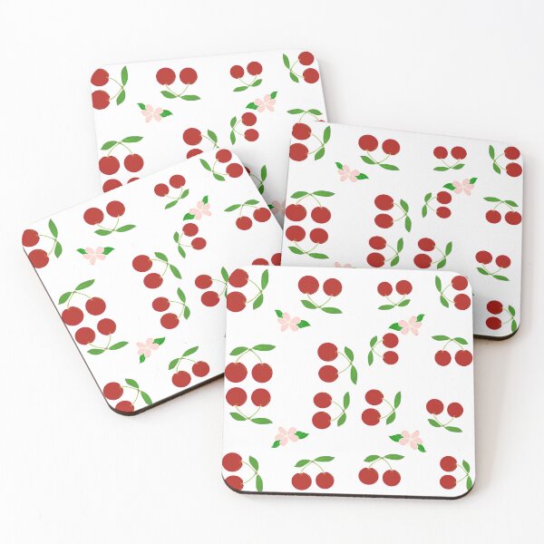 Item preview, Cherries and flowers designed and sold by CrimsonFeather7.