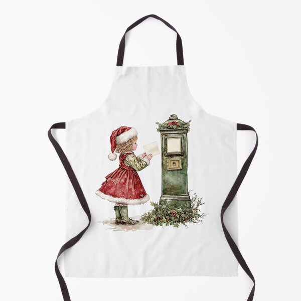 Item preview, Little Girl Mailing Christmas Letter designed and sold by Liededrom..