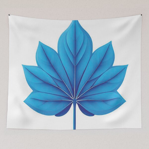 Item preview, Blue leaf designed and sold by AnuNP.