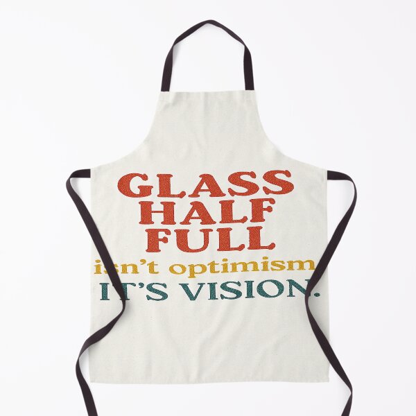 Item preview, Glass Half Full – Motivational Quote | Optimism Mindset Vision Design designed and sold by IAmUndefined.