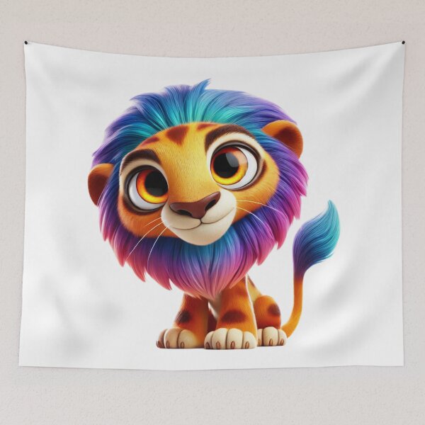 Item preview, Adorable Cave Lion  designed and sold by Sillytoe.
