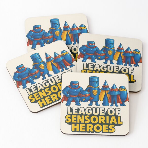 Item preview, League of Sensorial Heroes – Montessori Geometric Solids Superhero Design designed and sold by MforMontessori.