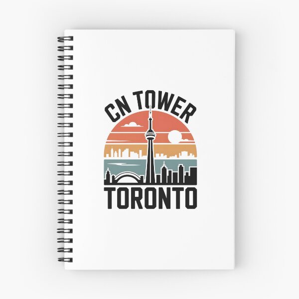 Item preview, CN Tower Toronto Retro Sunset Skyline designed and sold by Paper Drip.