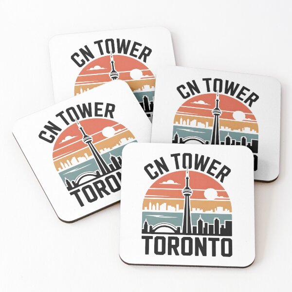 Item preview, CN Tower Toronto Retro Sunset Skyline designed and sold by Paper Drip.
