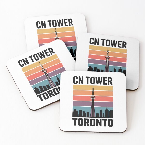 Item preview, CN Tower Toronto Retro Sunset Skyline designed and sold by Paper Drip.