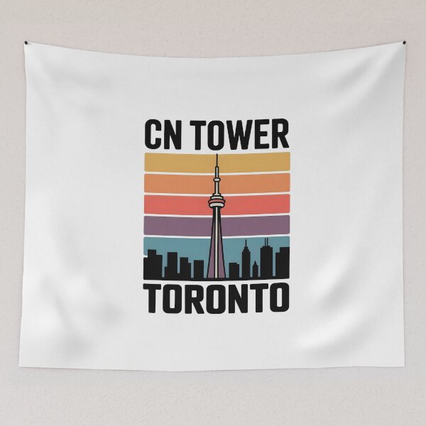 Item preview, CN Tower Toronto Retro Sunset Skyline designed and sold by Paper Drip.