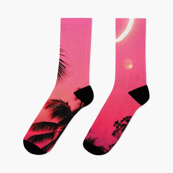 Item preview, Tropical Sunset with Crescent Moon designed and sold by Exodoi.