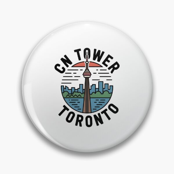 Item preview, CN Tower Toronto Retro Sunset Skyline designed and sold by Paper Drip.