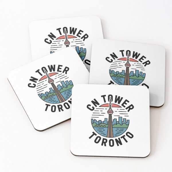 Item preview, CN Tower Toronto Retro Sunset Skyline designed and sold by Paper Drip.