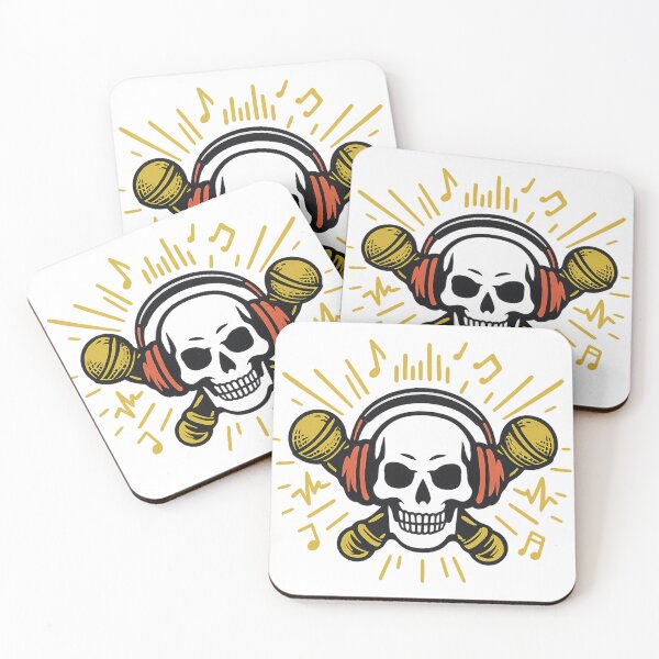 Item preview, Pirate Waves – Skull & Sound Design designed and sold by HT-Creative.