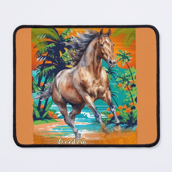 Item preview, Freedom in motion - wild horse by the sea designed and sold by LulitasDreams.