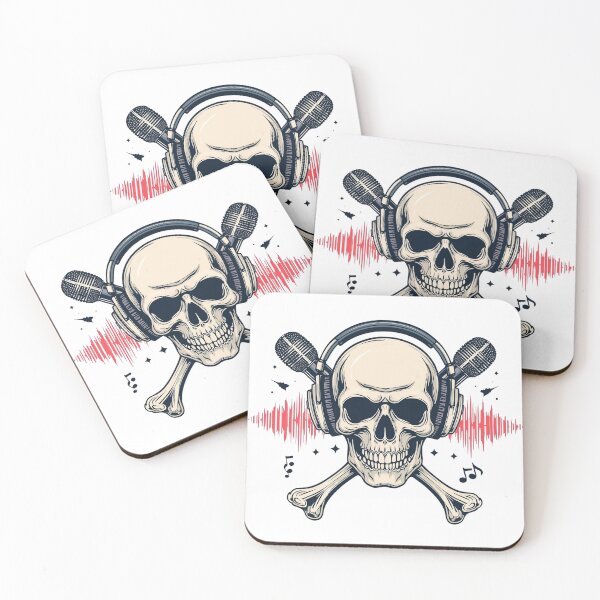 Item preview, Pirate Waves – Skull & Sound Design designed and sold by HT-Creative.