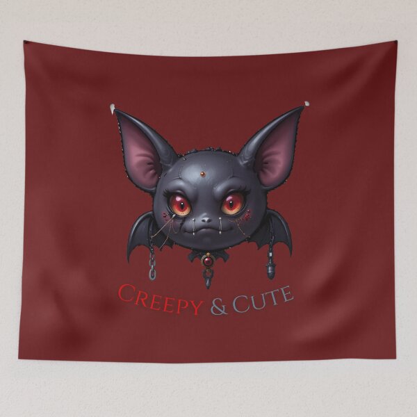 Item preview, Creepy & Cute Gothic Bat | Spooky Vampire Bat, Goth Aesthetic Art designed and sold by EnigmaticGoth.