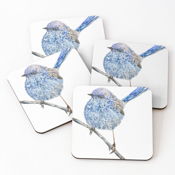 Item preview, Baby blue wren designed and sold by GlennFinlayArt.