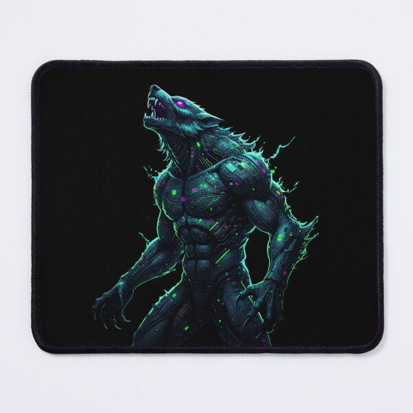 Artikelvorschau, Werwolf-Glitch: Lunar Code Beast entworfen und verkauft von trend-forge.