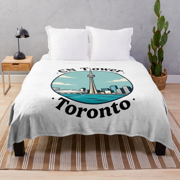Item preview, Toronto Ontario Vintage Skyline Design designed and sold by Paper Drip.