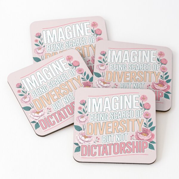 Item preview, Imagine being scared of diversity but not dictatorship designed and sold by J-Style-Design.