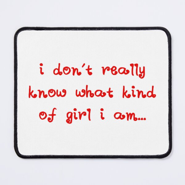 Item preview, i don't really know what kind of girl i am juno movie weird whimsical twee girl designed and sold by Kyna Arts.