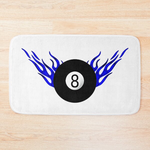 Item preview, 8-Ball with Blue Flames designed and sold by Dawne's Designs.