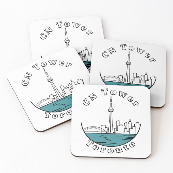Item preview, Toronto Ontario Vintage Skyline Design designed and sold by Paper Drip.