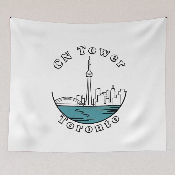 Item preview, Toronto Ontario Vintage Skyline Design designed and sold by Paper Drip.